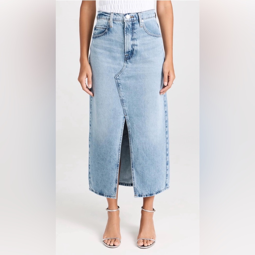 Frame Midaxi Skirt Angled Seam - size 26